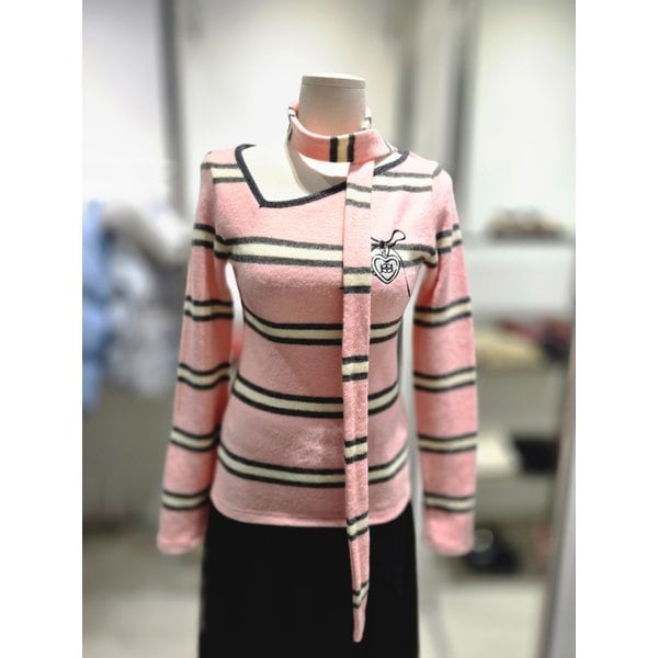 [여주점] 머플러셋트스트라이프티셔츠 ER4OTL54