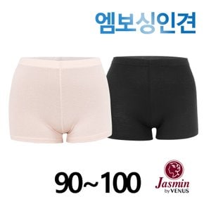 자스민by비너스 엠보 인견 2부속바지1종(JPT5219P/JPT6219P)90~100