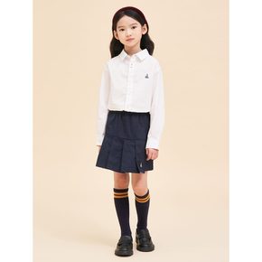 [15%OFF][BEANPOLE KIDS] [Essential] 솔리드 치노 치마 바지  네이비 (BI4127GE1R)