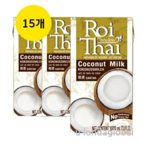 로이타이 코코넛 밀크 태국 베트남 음료 주스 1L 15팩