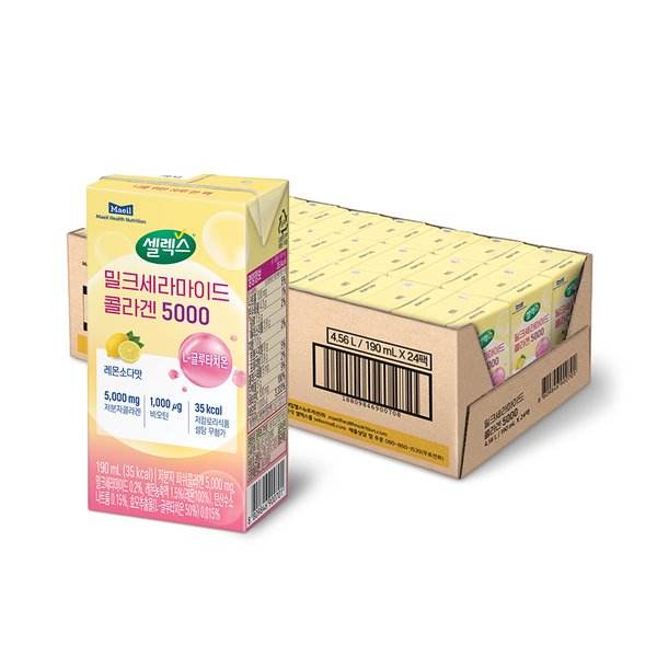 밀크세라마이드 콜라겐 드링크 5000 190ml x 24개입