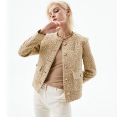 Harriet Classic Tweed Jacket_Beige