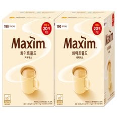  맥심 화이트골드 커피믹스 190TX2개