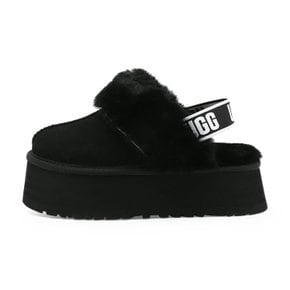 어그 펀케트 통굽 플랫폼 UGG 털슬리퍼 샌들(1113474-BLK)