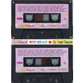 카세트 테이프 고운맘 유아 동요 VOL.1 80곡 향수의 아날로그 원음 유치원 아동 어린이 음악 아빠힘내세요