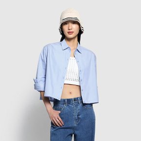 여 탄탄 사각사각 크롭 셔츠 J115203103053