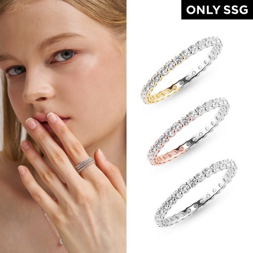 [LIVE메인][SSG단독] 14k 에센셜 랩 다이아몬드 이터니티 반지(1.8mm)