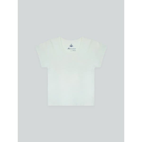 Penny U-neck T-shirt (Cream)