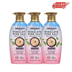 오늘출발 오가니스트 히말라야 핑크솔트 샴푸 500ml 3개