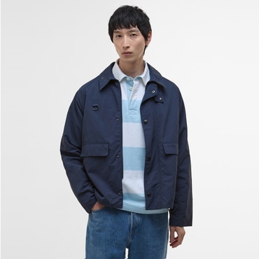 바버 [25SS]남여공용 네이비 OS Spey Lightweight Showerproof 스페이 재킷 (URJU5E024N2)