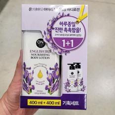 온더바디 아이리스 너리싱 바디로션 400ml x 2개