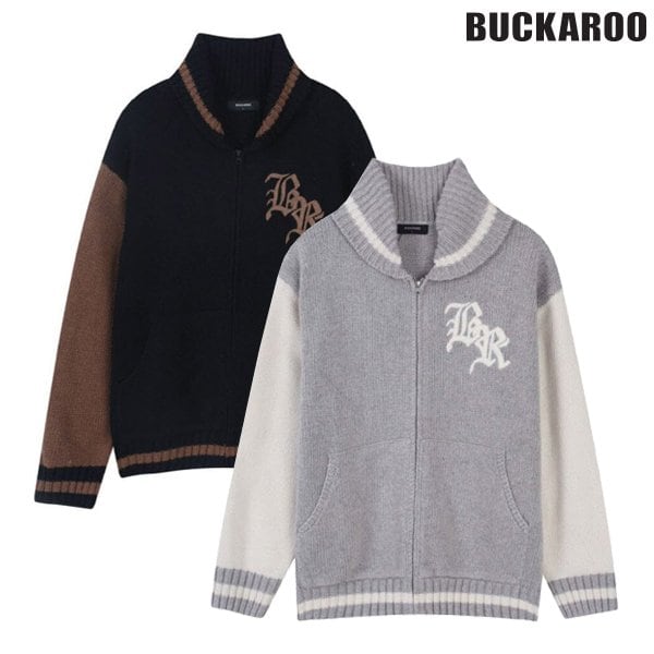 [여주점] 남성 자수로고 코위찬 니트 가디건(B244KC310P)