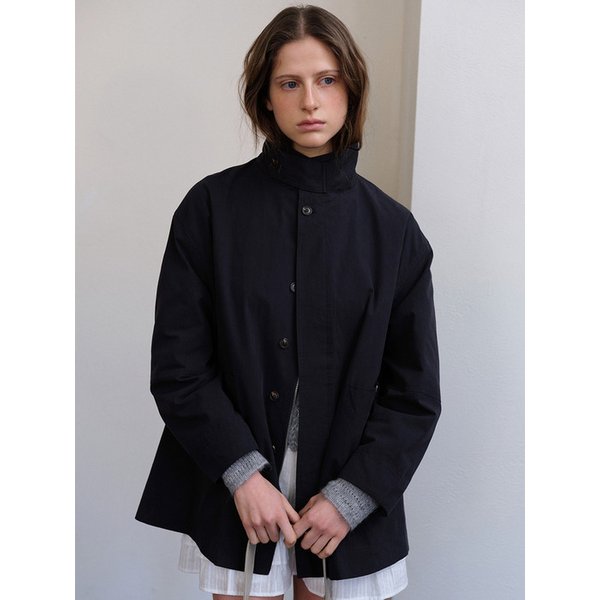 MILO HALF TRENCH COAT [NAVY]