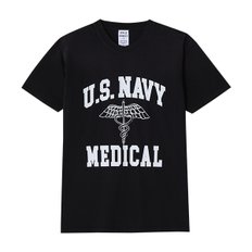 T-MEDICAL BLACK 공용반팔티