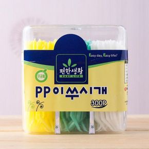 편한생활 이쑤시개 PP사각 대나쑤시개 300p 6cm X ( 3매입 )