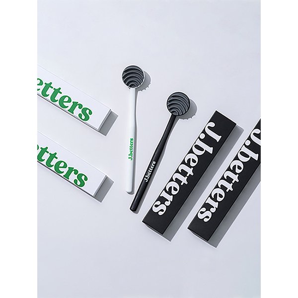 혀클리너 4개(블랙2+화이트2)