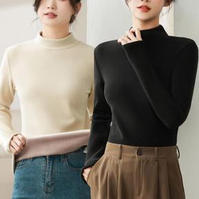 [에스이엔몰] 여성 이너 반목 폴라 기모 하프넥 (S11907366)