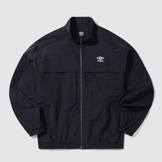 엄브로 우븐립 하이브리드 스탠넥 웜업 자켓 UP121CJK17 BLK0