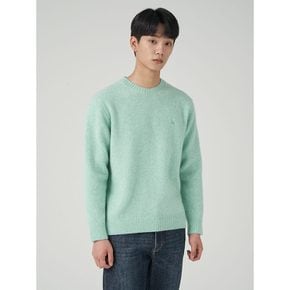 [30%OFF][Green] 울 셔틀랜드 라운드 니트  라이트 그린 (BC3X51N03L)