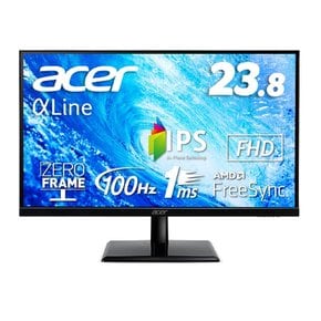 Acer 23.8 IPS HD 100Hz 1ms HDMI1.4 AMD FreeSync EK241YEbmix 표준 모니터 인치 풀 스피커