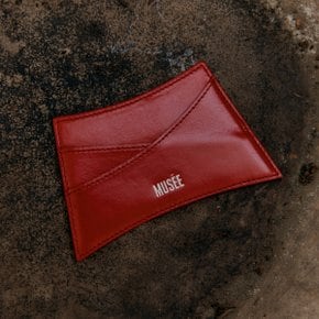 KLIMT Curved Silhouette Card Wallet_Red