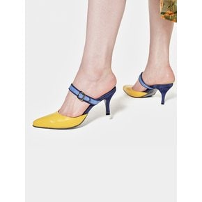 Yellow Fever strap heels