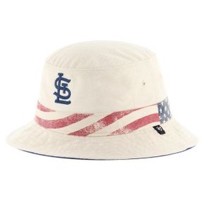 [해외] 47브랜드 1057534 MLB 세인트루이스 카디널스 Glory Daze Bucket 모자 Khaki