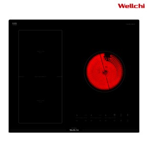3구 빌트인 전기레인지 하이라이트 인덕션 하이브리드 KR-CHB350N