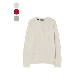 유니 꽈배기 라운드 스웨트티 NP3SE601_P404973047