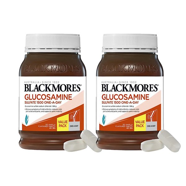 블랙모어스 글루코사민 Glucosamine Sulfate 1500Mg One-A-Day 180정 2개