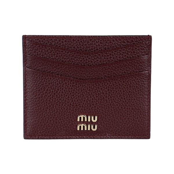 [시흥점] 25FW 로고 레더 카드지갑 (5MC002 ADT7 F0007)