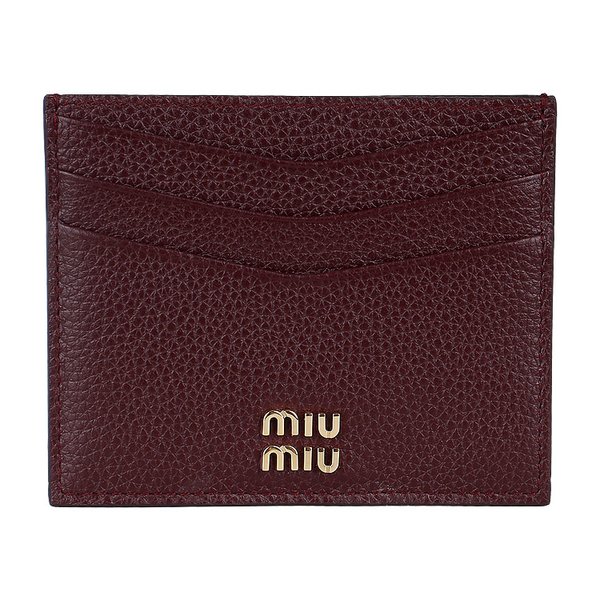 [시흥점] 25FW 로고 레더 카드지갑 (5MC002 ADT7 F0007)