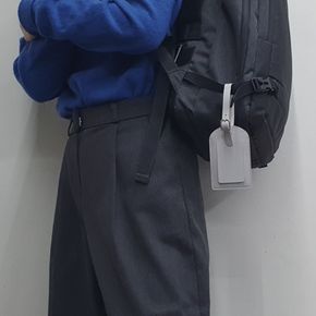 골프라운딩 골프백 캐리어 커버형 네임택 그레이