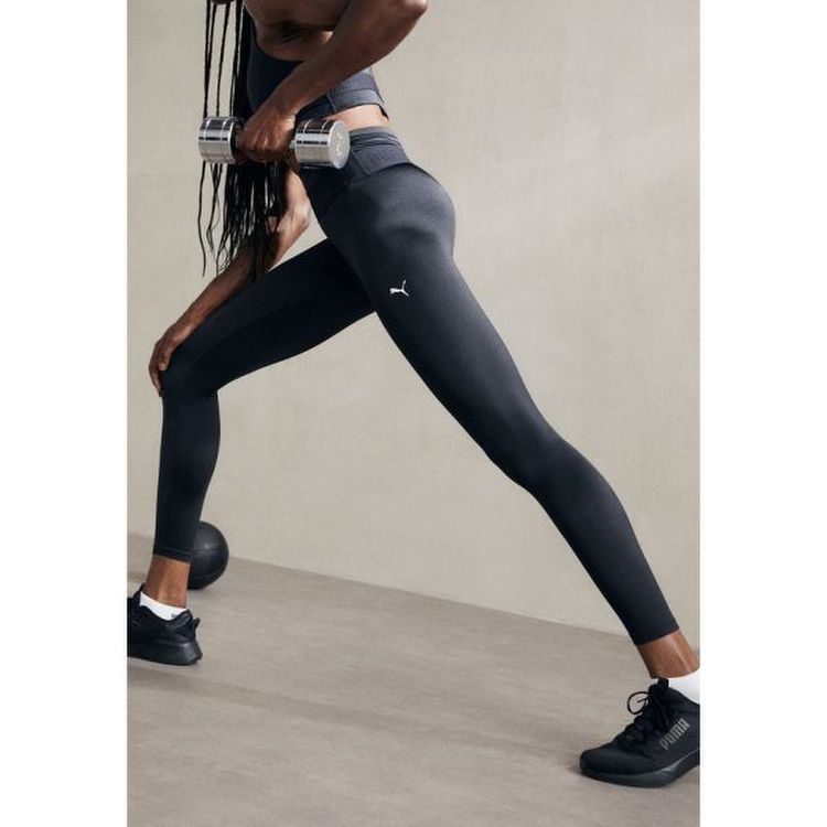 Puma STRONG ULTRA HIGH RISE SHINE - Leggings - black 