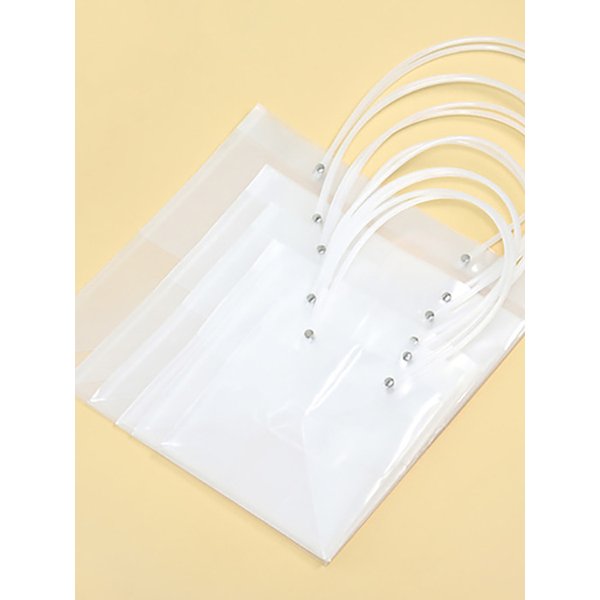 PVC 투명 클리어 쇼핑백 선물 포장백