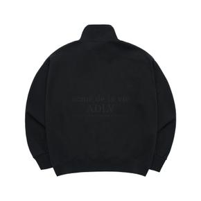 BIG SCRIPT LOGO EMBOSSING PULLOVER SWEATSHIRT BLACK 빅스크립트풀오버 블랙 SWPBSE-BLK