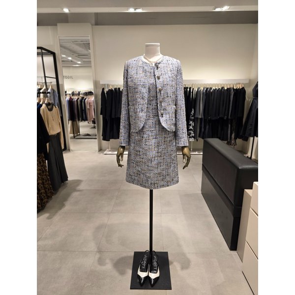 [파주점] 트위드 자켓 + 민소매 원피스 세트 JS2B0OP944