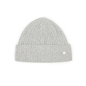 STICK RIB BEANIE / POP COTTON / MELANGE SKY