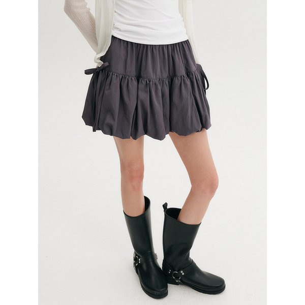 볼륨 펌킨 스커트_그레이 / VOLUME PUMPKIN SKIRT_GREY