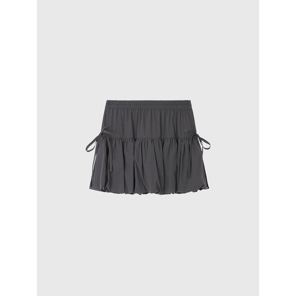 볼륨 펌킨 스커트_그레이 / VOLUME PUMPKIN SKIRT_GREY