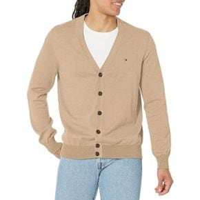 타미 힐피거 SIGNATURE CARDIGAN (78J3977-Z41-250) (에센셜 시그니처 가디건)