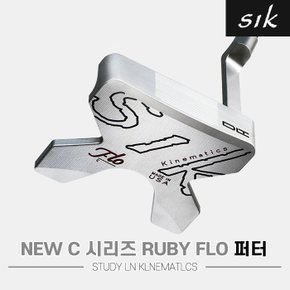 [SIK골프정품]2023 SIK 시크골프 C 시리즈 RUBY FLO 퍼터[실버/말렛][플럼버넥]