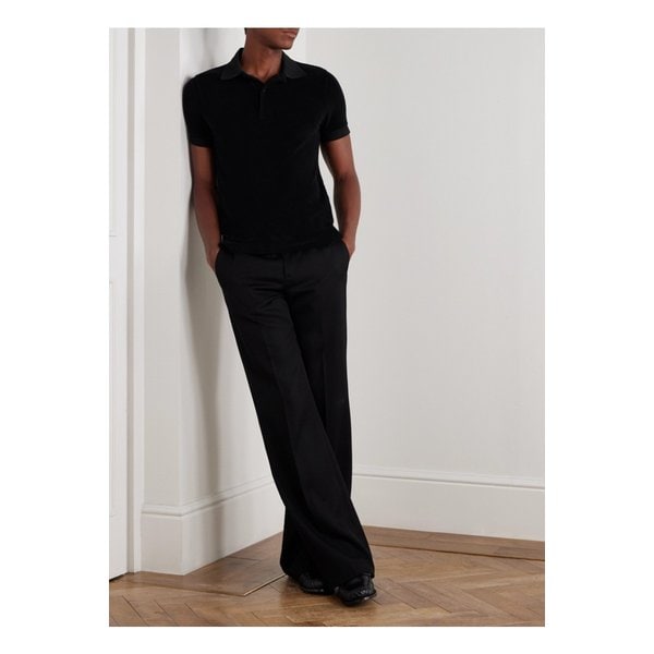 슬림 코튼 블렌드 테리 폴로 셔츠 46376663162880842