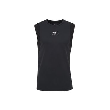 미즈노 공용 슬리브 티셔츠  32YA414009 운동 통기성 활동성 흡한속건 SLEEVELESS