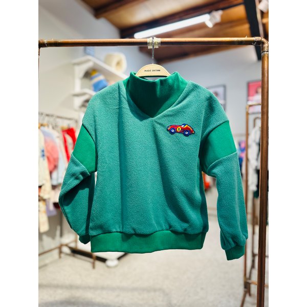 [파주점] [덕콰이어트] 폴라플리스 반넥 맨투맨 DQ44-TS103GR