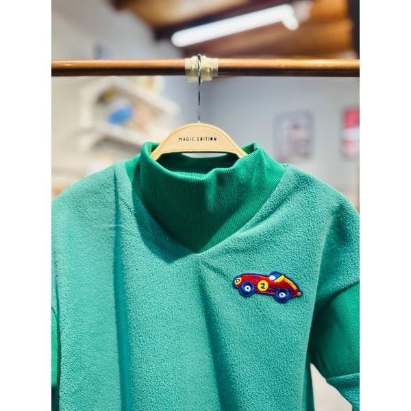 [파주점] [덕콰이어트] 폴라플리스 반넥 맨투맨 DQ44-TS103GR