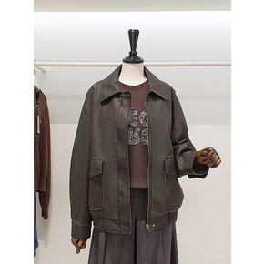 [파주점] 쥬크 주크 루즈핏 빈티지 페이크레더 자켓 V254PSF958