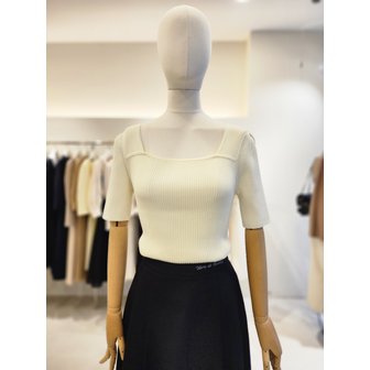 JJ지고트 [여주점] 복사_[JJ 지고트] 여성 스퀘어넥 골지 니트  GR4A1PO331