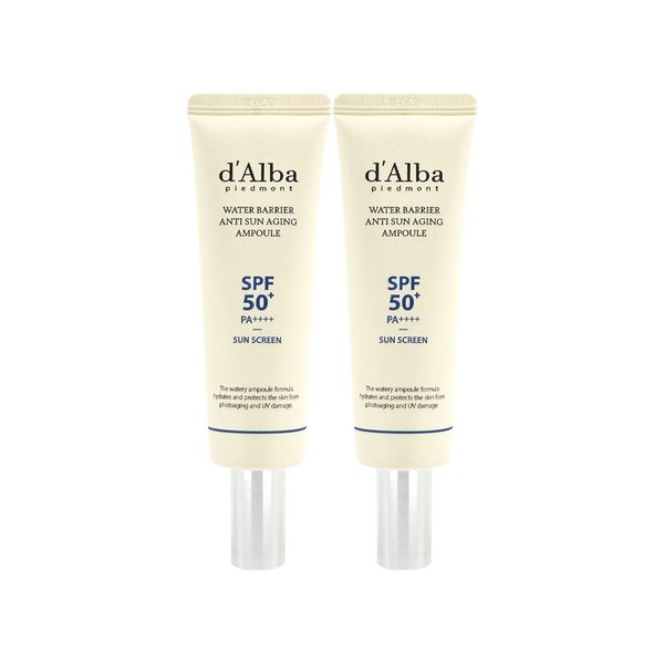 [홈쇼핑 최신상] 달바 썬 앰플 50ml 2개 선 크림 워터 베리어 안티 선에이징