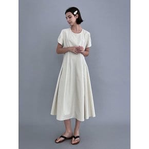 [SALT Label] COTTON VOLUME DRESS_CREAM